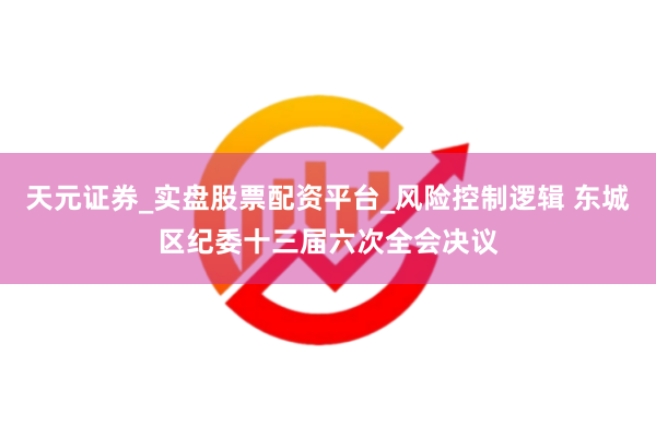 天元证券_实盘股票配资平台_风险控制逻辑 东城区纪委十三届六次全会决议
